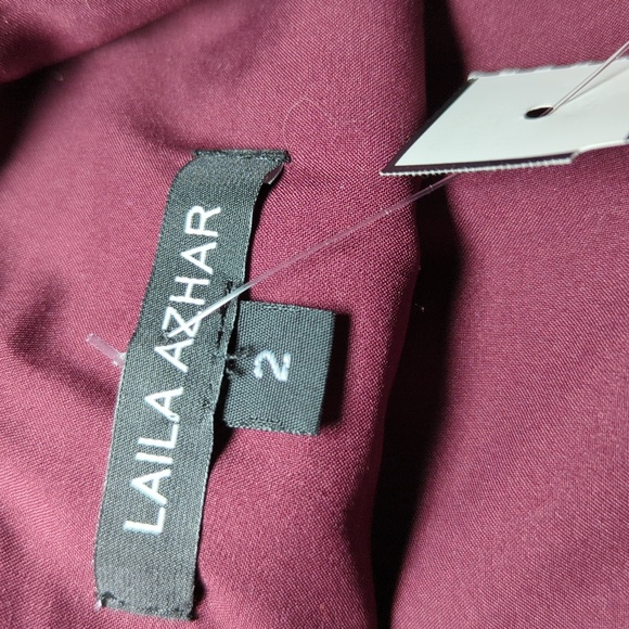 Laila Azhar Purple Sleeveless Sheath Dress Women's Size 2 NWT New - Picture 3 of 5